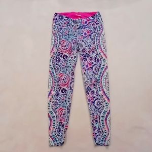 Lilly Pulitzer multicolor athletic leggings size small